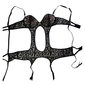 Sexy Leopard Monokini Style Lingerie